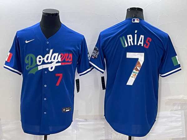 Los Angeles Dodgers7 Julio Urias Royal Mexico Cool Base Stitched Baseball Jersey,We sell and wholesale Los Angeles Dodgers7 Julio Urias Royal Mexico Cool Base Stitched Baseball Jersey on line form chian!